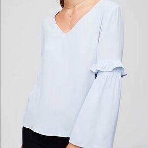 Loft Light Blue top Large